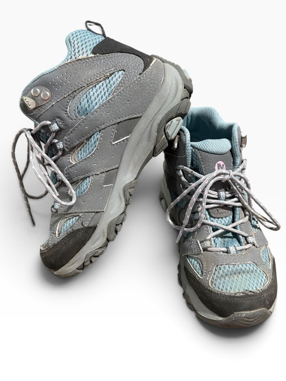Merrell Moab 3 Mid Waterproof Lace Up Hiking Boots Shoes Size 2